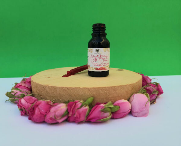 blush naturel au Aakara fassi et rose مورد طبيعي بالعكر الفاسي و الورد